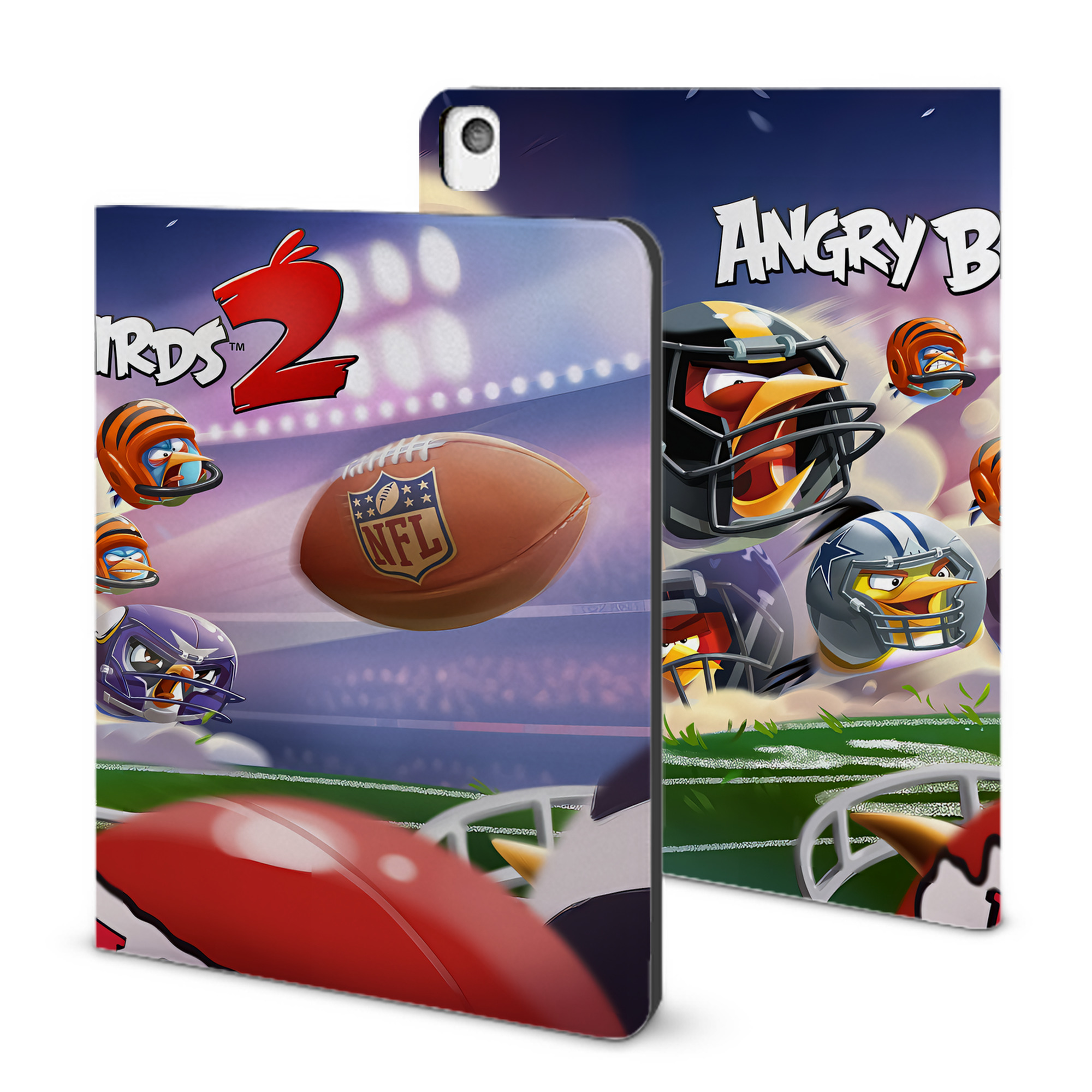 （画像用） Angry Birds アングリーバード IPadケース ペンホルダー付き ブックスタイルデザイン